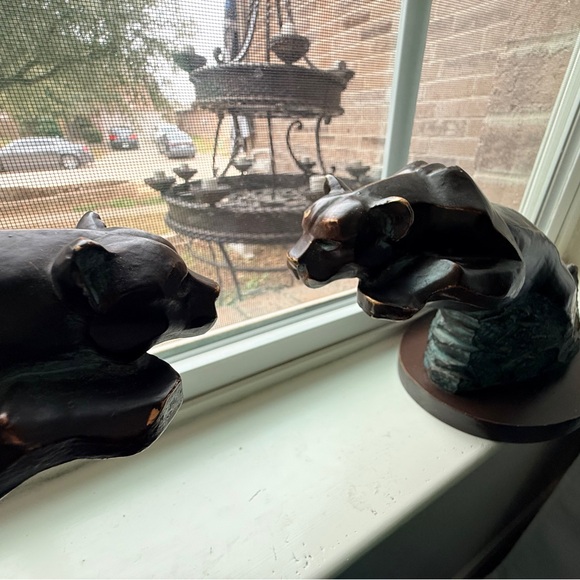 Set Of Panther Bookends - Picture 4 of 4